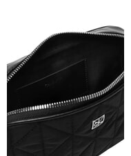 CALVIN KLEIN QUILTED NYLON Minibolso de hombro con correa para el hombro. En negro - Bolsos Mujer - 6