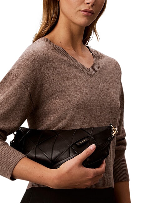 WOVEN Bolso de hombro En negro - Bolsos Mujer