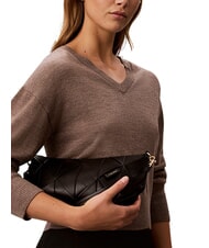 CALVIN KLEIN WOVEN Bolso de hombro En negro - Bolsos Mujer - 2