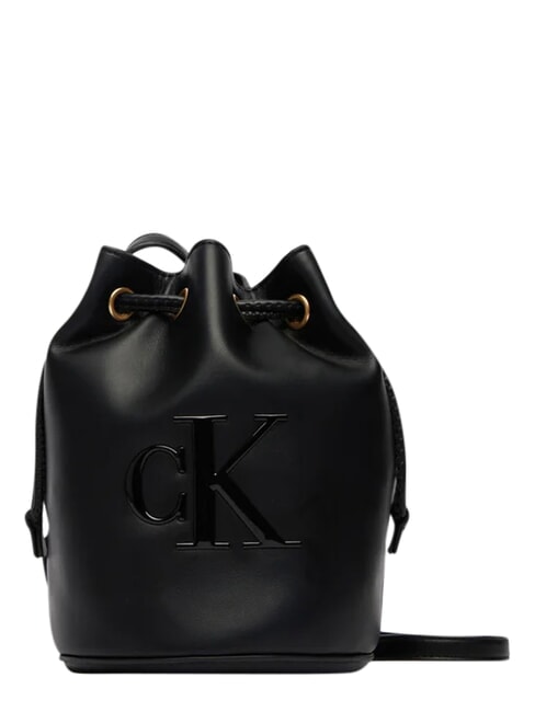 BOLD CK Bolso tipo cubo con correa para el hombro. En negro - Bolsos Mujer