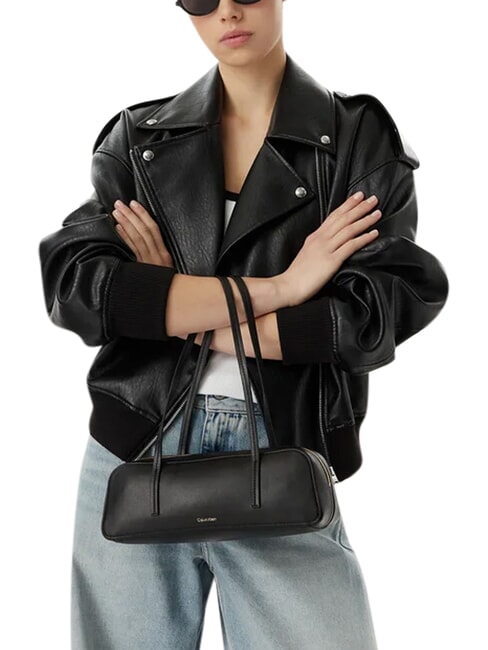 FOIL LOGO Bolso de hombro, bolso de maletero coco negro/tostado - Bolsos Mujer