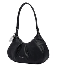 CALVIN KLEIN ENGRAVED HW Bolso de hombro En negro - Bolsos Mujer - 3