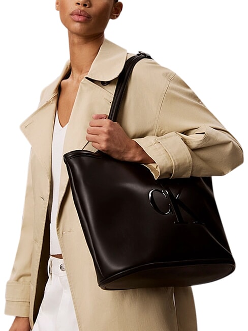 BOLD CK Bolso de compras, bolso de hombro En negro - Bolsos Mujer