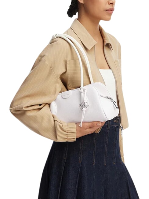 EMBLEM TRIO Bolso de hombro aliso blanco - Bolsos Mujer