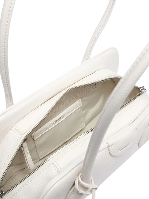 EMBLEM TRIO Bolso de hombro aliso blanco - Bolsos Mujer