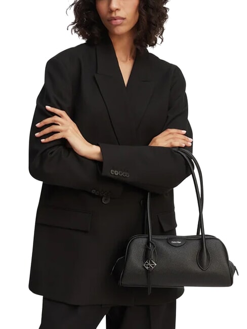EMBLEM TRIO Bolso de hombro negro - Bolsos Mujer