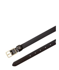 CALVIN KLEIN CLASSIC BUCKLE Cintur&oacute;n de cuero plata deliciosa/antigua - Cinturones - 3