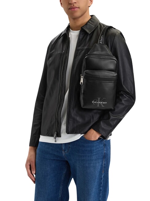 BOLD LOGO WEBBING Bolso de hombro En negro - Bandoleras Hombre