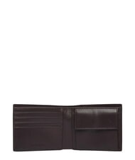 CALVIN KLEIN RAISED Cartera con monedero ck marr&oacute;n oscuro - Carteras Hombre - 3