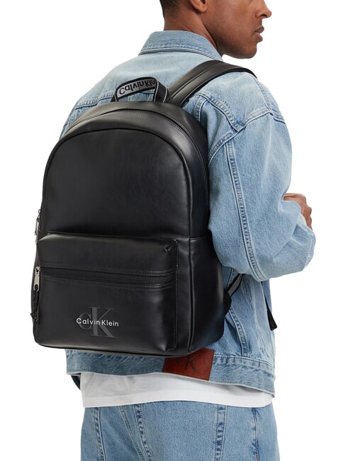 BOLD LOGO WEBBING Mochila para port&aacute;til En negro - Mochilas para port&aacute;til