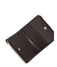 CALVIN KLEIN EMBLEM AOP Cartera con doble cremallera aop negro - Carteras Mujer - 2