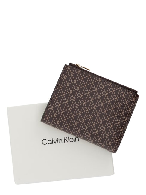 EMBLEM AOP Cartera con doble cremallera aop negro - Carteras Mujer