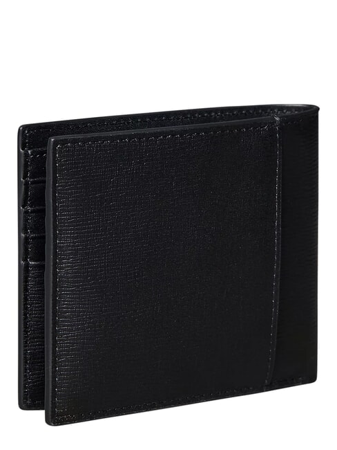 REFINED Cartera de cuero En negro - Carteras Hombre