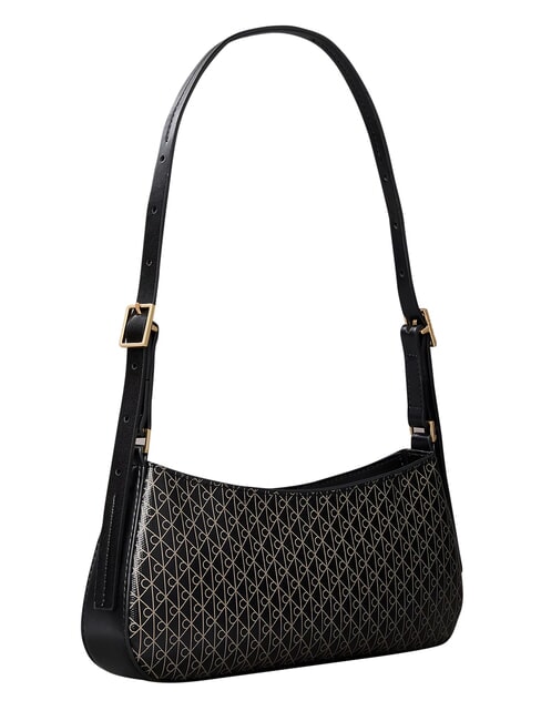 EMBLEM AOP Bolso de hombro ajustable aop negro - Bolsos Mujer