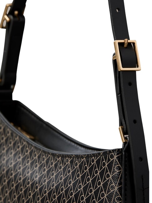 EMBLEM AOP Bolso de hombro ajustable aop negro - Bolsos Mujer