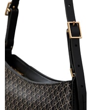 CALVIN KLEIN EMBLEM AOP Bolso de hombro ajustable aop negro - Bolsos Mujer - 5