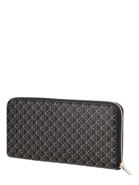 EMBLEM AOP Cartera con cremallera aop negro - Carteras Mujer
