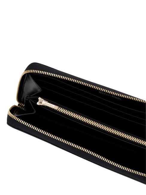 EMBLEM AOP Cartera con cremallera aop negro - Carteras Mujer
