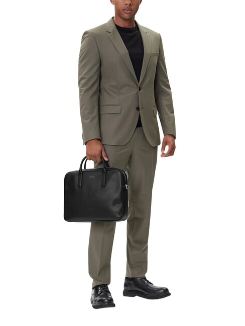 RAISED Bolso para port&aacute;til con correa para el hombro. En negro - Maletines de Trabajo