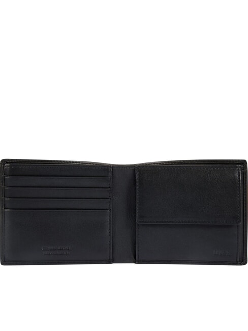 BERNINA Monedero de cuero tipo billetera negro - Carteras Hombre