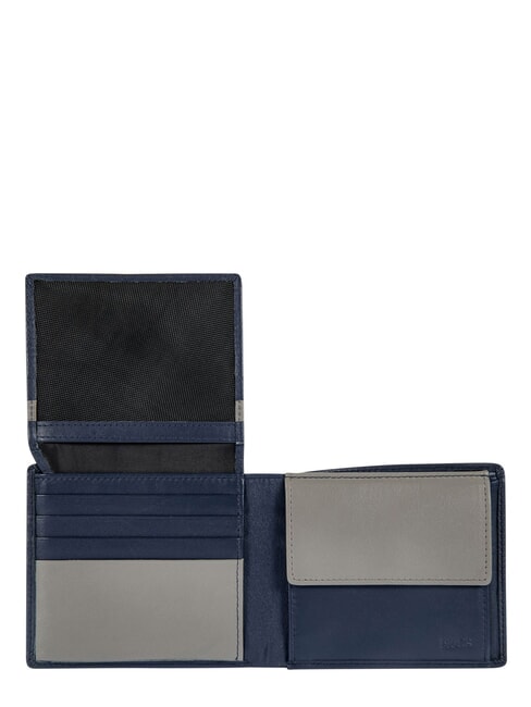 BERNINA Monedero con solapa de cuero oc&eacute;ano - Carteras Hombre