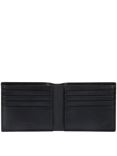 BERNINA Cartera de piel para 8 tarjetas negro - Carteras Hombre