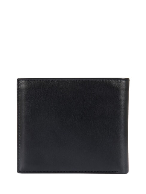 BERNINA Cartera de piel para 8 tarjetas negro - Carteras Hombre