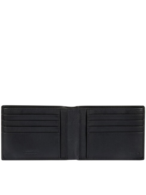 BERNINA Cartera de cuero de 8 cc negro - Carteras Hombre