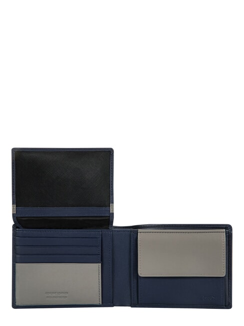 BERNINA Cartera de cuero para hombre oc&eacute;ano - Carteras Hombre