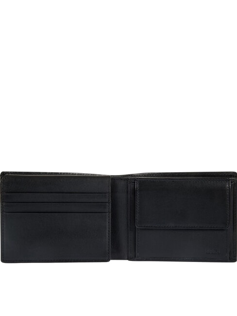 BERNINA Cartera de cuero para hombre negro - Carteras Hombre