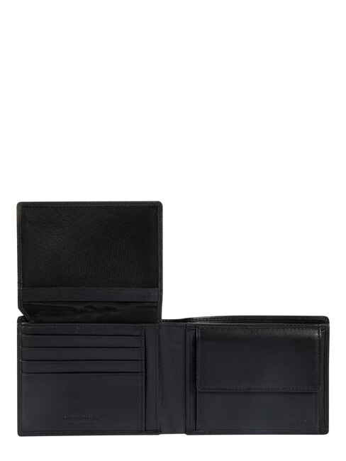 BERNINA Cartera de cuero para hombre negro - Carteras Hombre