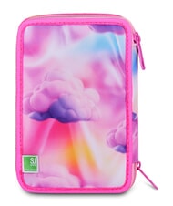SJGANG JOYFUL PINS GIRL Estuche para l&aacute;pices con kit escolar fuxiafluo - Estuches y Accesorios - 6