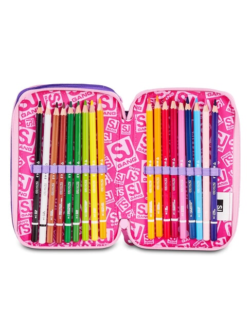 GLOWCAT Estuche para l&aacute;pices con kit escolar lila suave - Estuches y Accesorios