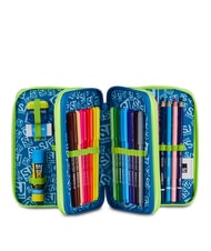 SJGANG SOFT POUCH BOY Estuche para l&aacute;pices con kit escolar negro - Estuches y Accesorios - 2