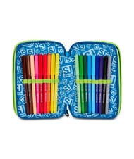 SJGANG SOFT POUCH BOY Estuche para l&aacute;pices con kit escolar negro - Estuches y Accesorios - 4