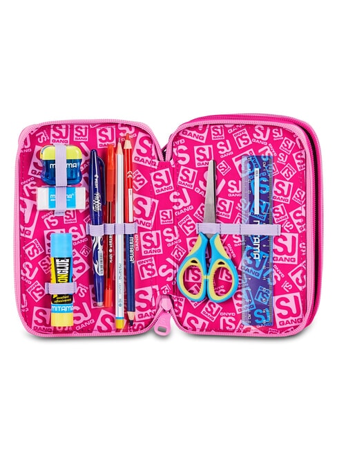 SOFT POUCH GIRL Estuche para l&aacute;pices con kit escolar mu&ntilde;eca rosa - Estuches y Accesorios