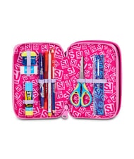 SJGANG SOFT POUCH GIRL Estuche para l&aacute;pices con kit escolar mu&ntilde;eca rosa - Estuches y Accesorios - 3