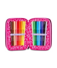 SJGANG SOFT POUCH GIRL Estuche para l&aacute;pices con kit escolar mu&ntilde;eca rosa - Estuches y Accesorios - 4