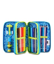 SJGANG GLOWGAME Estuche para l&aacute;pices con kit escolar amarillo fluorescente - Estuches y Accesorios - 2