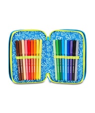 SJGANG GLOWGAME Estuche para l&aacute;pices con kit escolar amarillo fluorescente - Estuches y Accesorios - 4