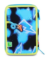 SJGANG GLOWGAME Estuche para l&aacute;pices con kit escolar amarillo fluorescente - Estuches y Accesorios - 6