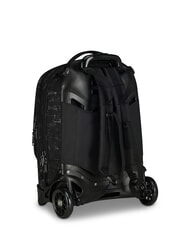 INVICTA PLUG FANTASY Mochila con ruedas desmontable garabato negro - Mochilas con ruedas - 2