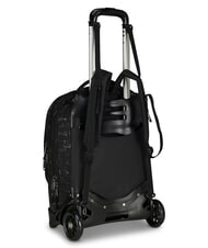 INVICTA PLUG FANTASY Mochila con ruedas desmontable garabato negro - Mochilas con ruedas - 3