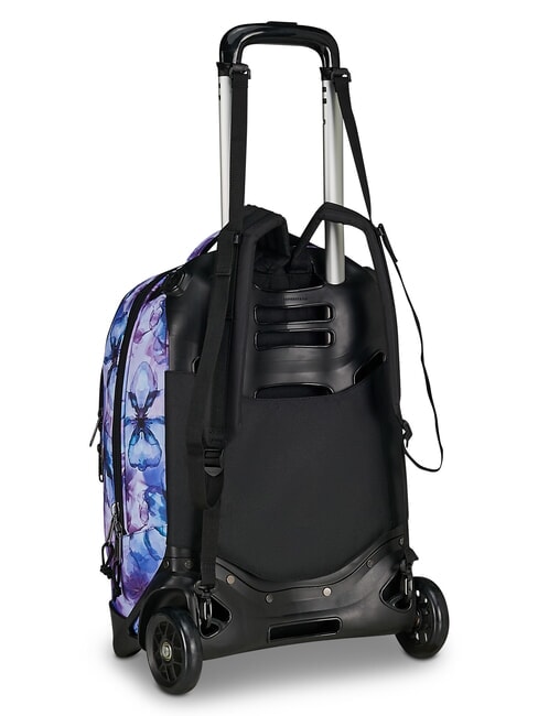 PLUG FANTASY Mochila con ruedas desmontable flores de agua - Mochilas con ruedas