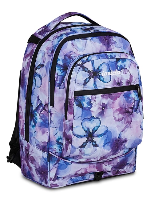 PLUG FANTASY Mochila con ruedas desmontable flores de agua - Mochilas con ruedas
