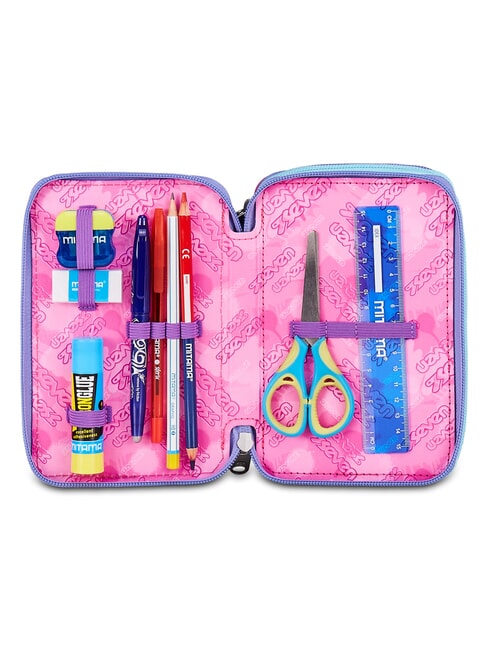 ELECTRICVIBE GIRL Estuche para l&aacute;pices con kit escolar HUMOR &Iacute;NDIGO - Estuches y Accesorios