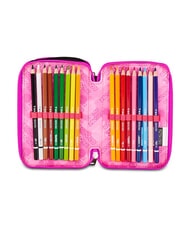 SEVEN PLUMPY LINE GIRL Estuche para l&aacute;pices con kit escolar negro - Estuches y Accesorios - 5