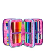 SEVEN LOVEPASS Estuche para l&aacute;pices con kit escolar violeta m&aacute;gica - Estuches y Accesorios - 2