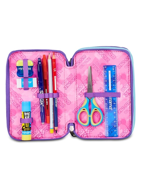 LOVEPASS Estuche para l&aacute;pices con kit escolar violeta m&aacute;gica - Estuches y Accesorios
