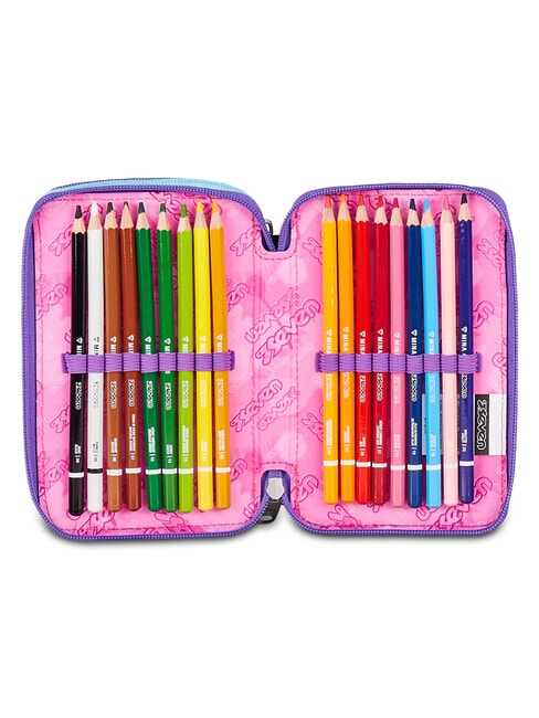LOVEPASS Estuche para l&aacute;pices con kit escolar violeta m&aacute;gica - Estuches y Accesorios